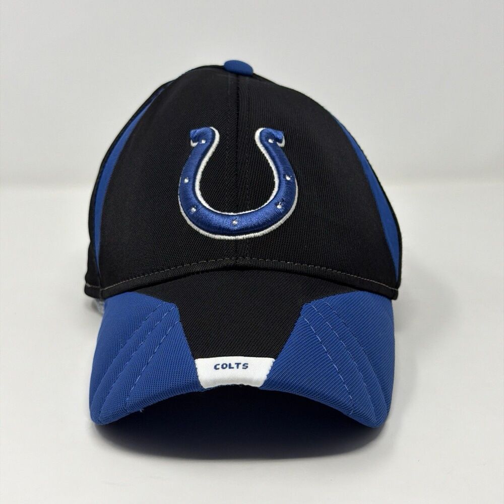 Reebok NFL On Field Indianapolis Colts Hat One Size Blue Black Cap